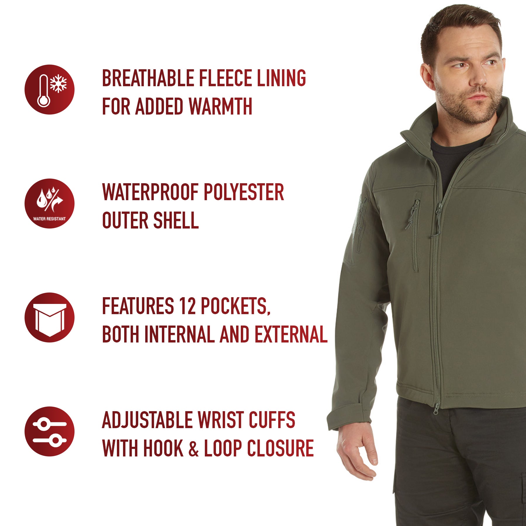 Stealth Ops Soft Shell Tactical Jacket