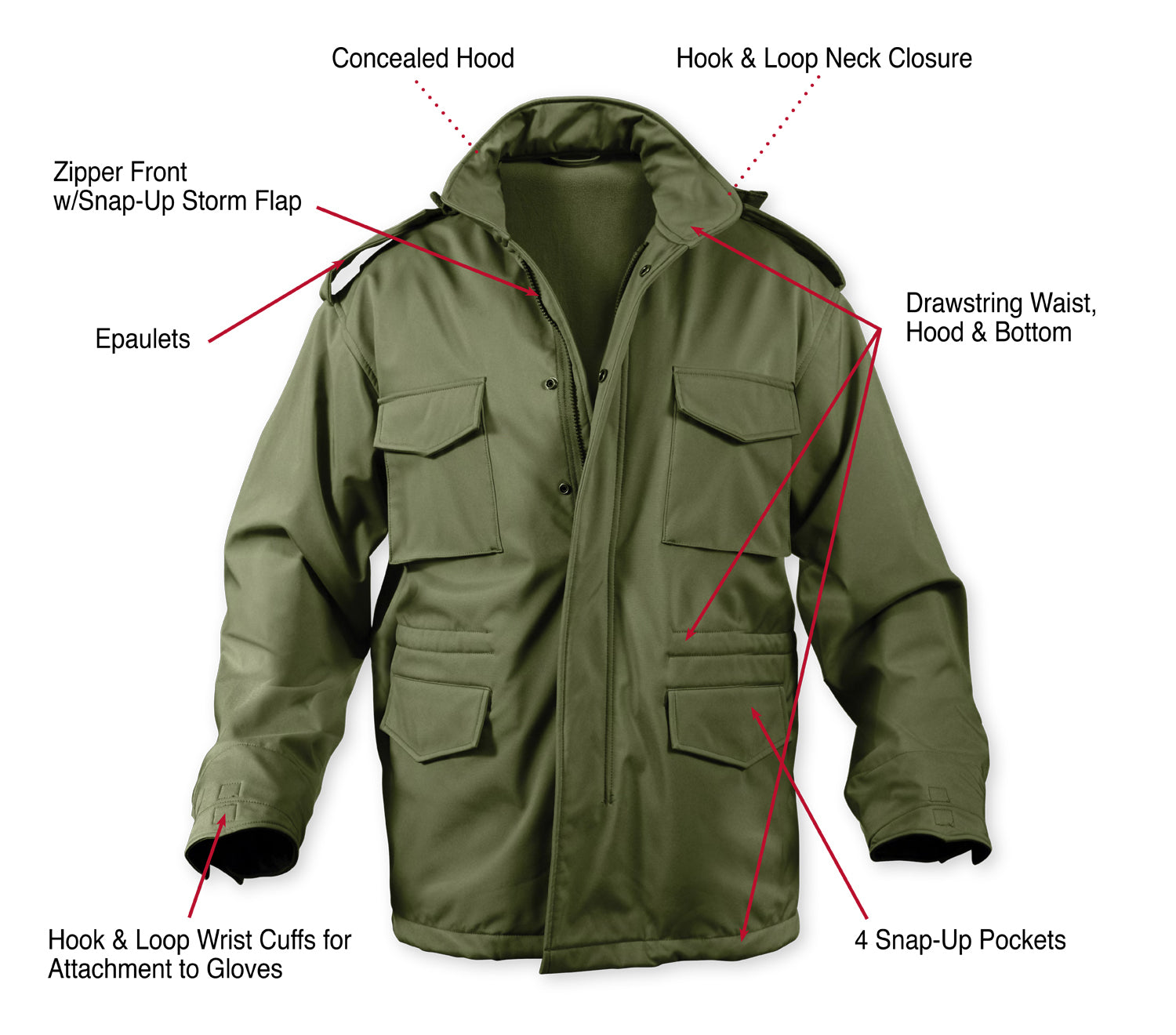 Soft Shell Tactical M-65 Field Jacket