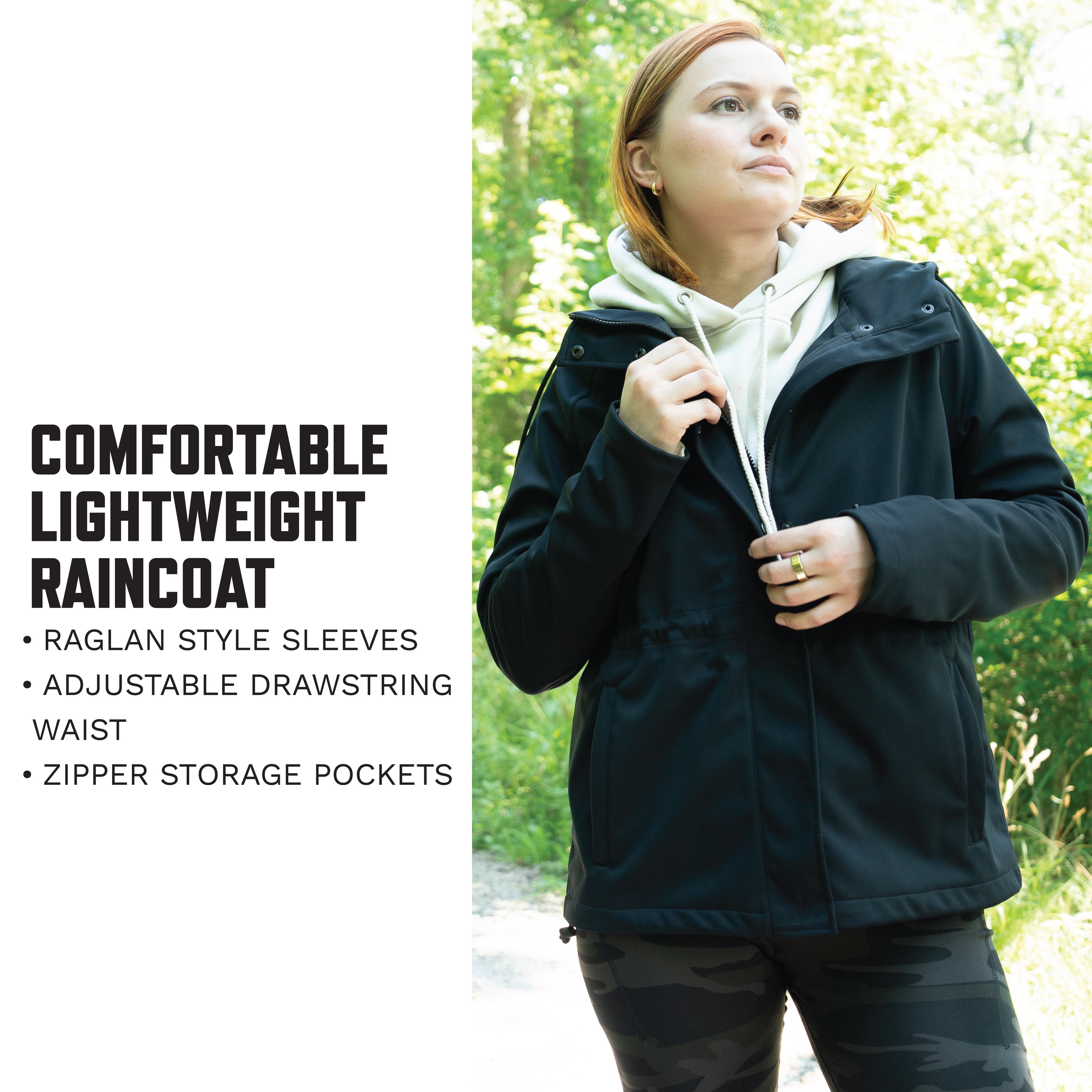 Womens Shadow Ops Waterproof Rain Jacket