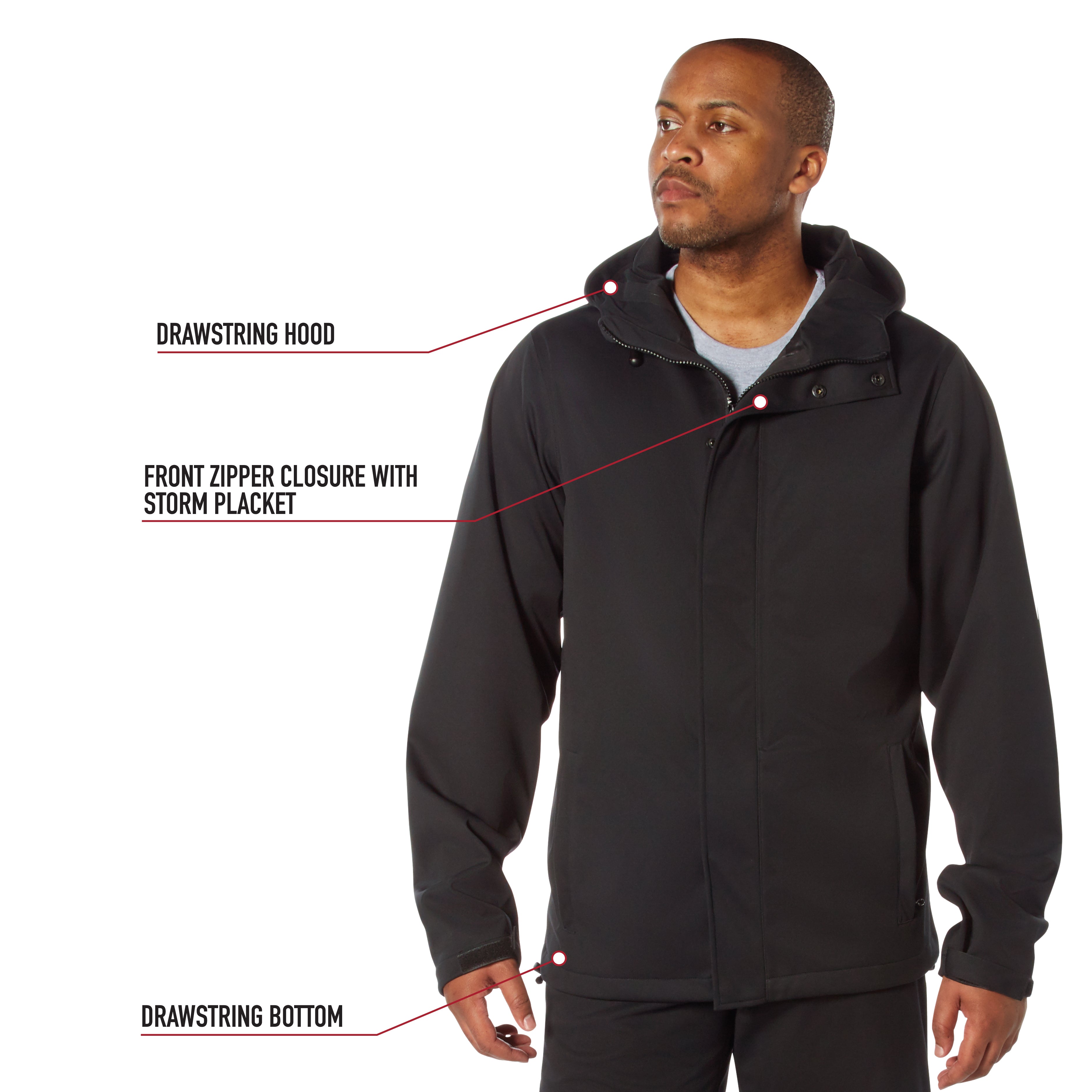 Shadow Ops Waterproof Rain Jacket